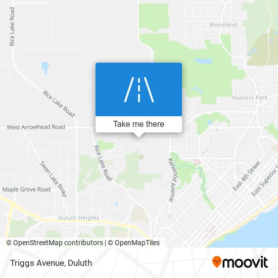 Mapa de Triggs Avenue