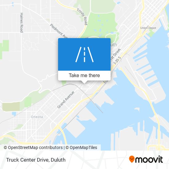 Truck Center Drive map