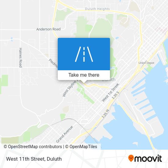 Mapa de West 11th Street