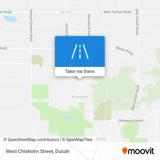 West Chisholm Street map