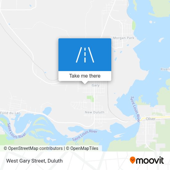 Mapa de West Gary Street