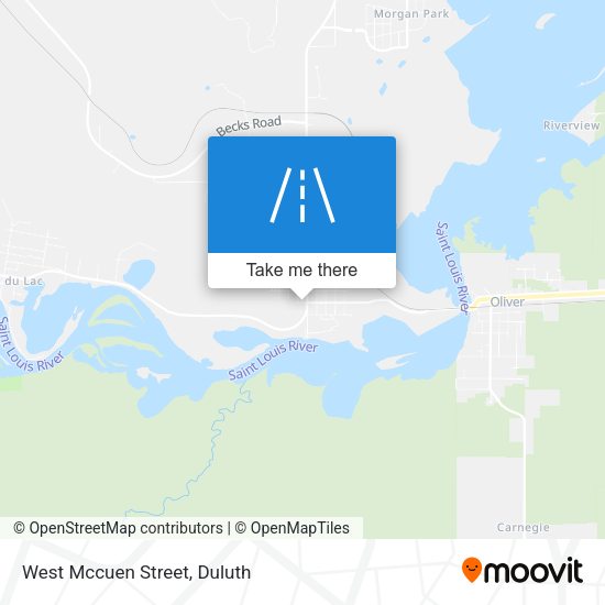 Mapa de West Mccuen Street