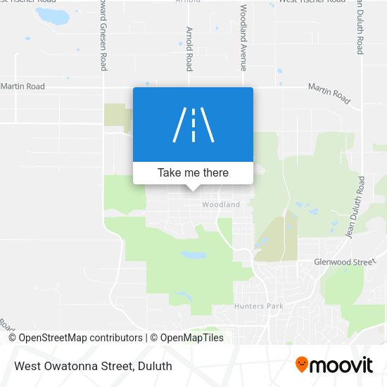 West Owatonna Street map