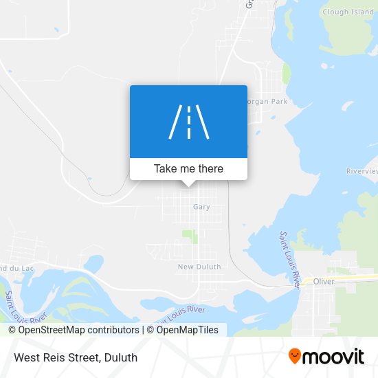 Mapa de West Reis Street