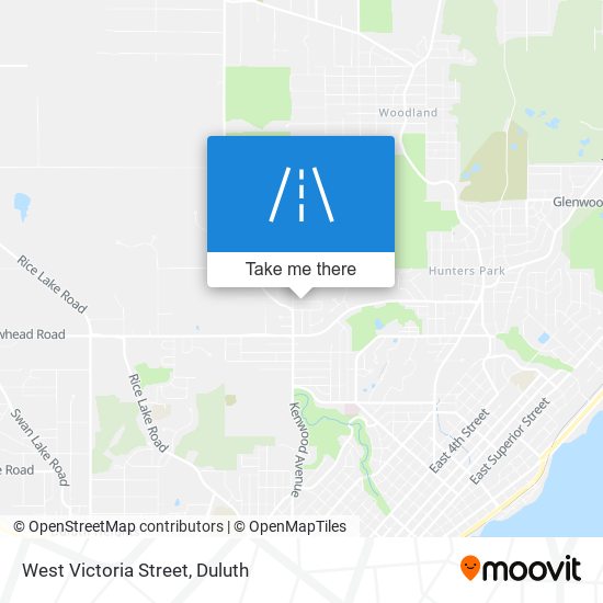 West Victoria Street map