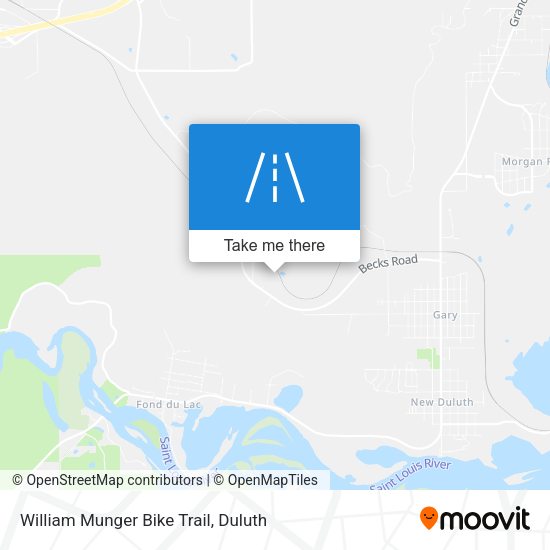 William Munger Bike Trail map