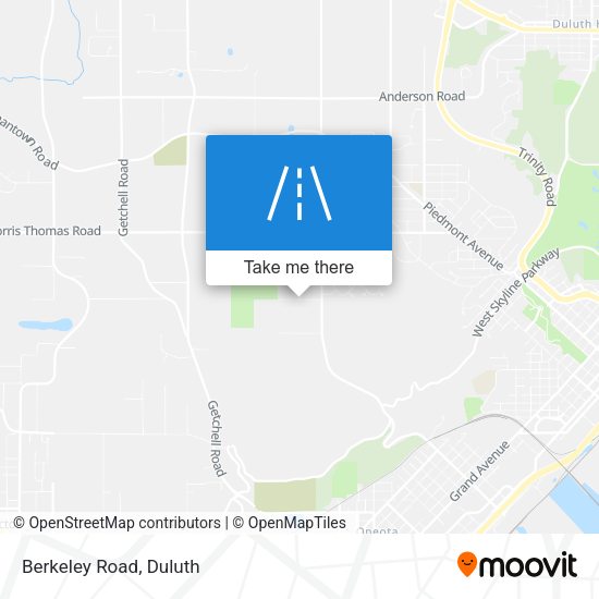 Mapa de Berkeley Road