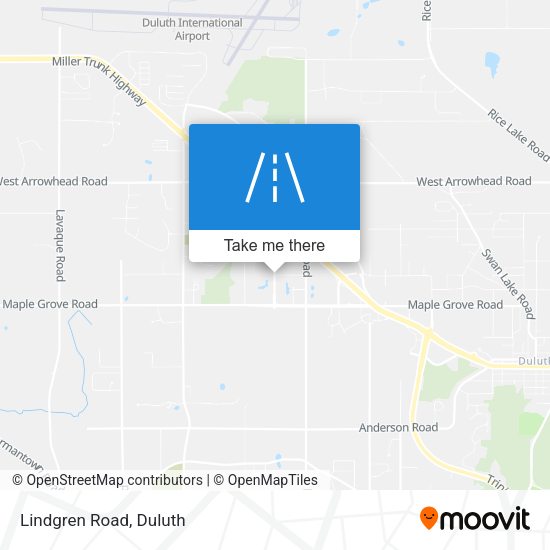 Mapa de Lindgren Road