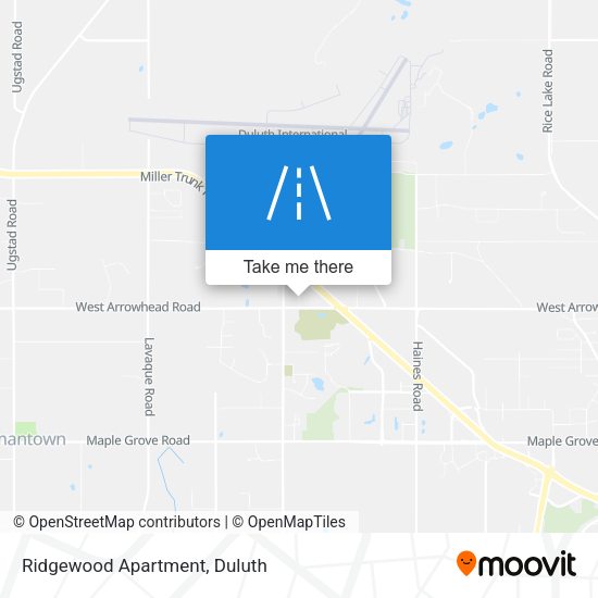 Mapa de Ridgewood Apartment
