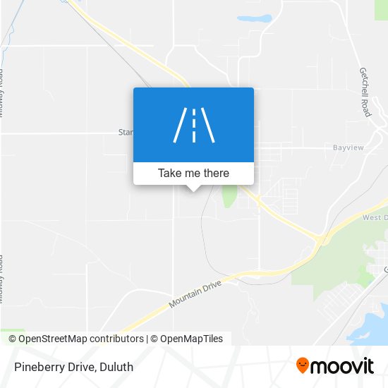 Pineberry Drive map