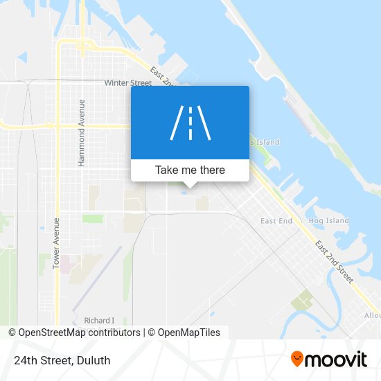 Mapa de 24th Street