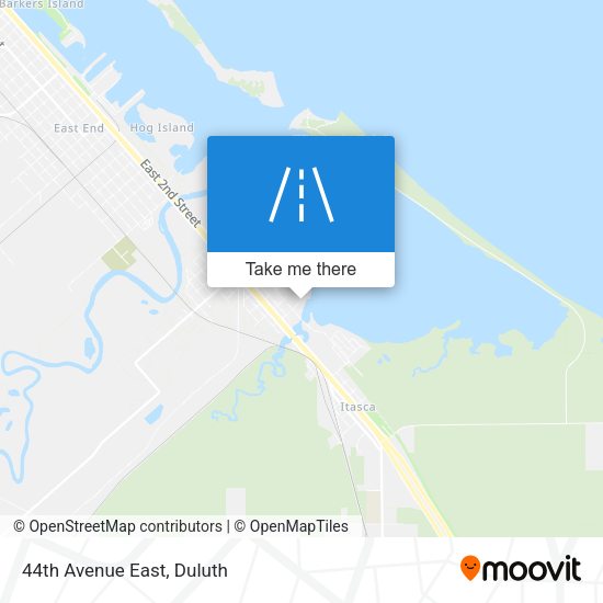 Mapa de 44th Avenue East