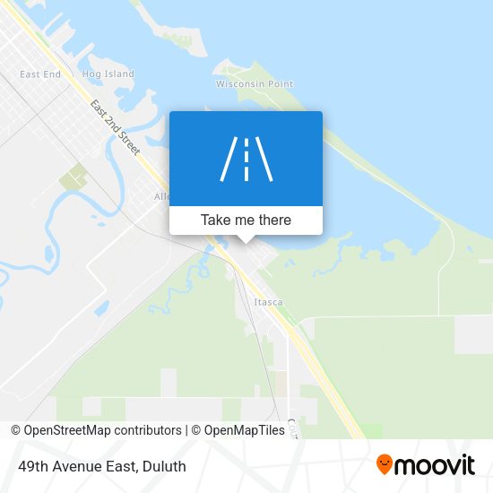 Mapa de 49th Avenue East