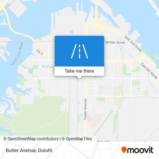 Mapa de Butler Avenue