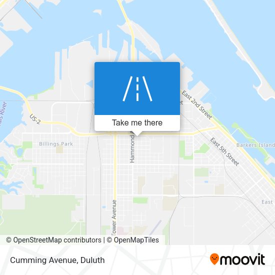 Mapa de Cumming Avenue