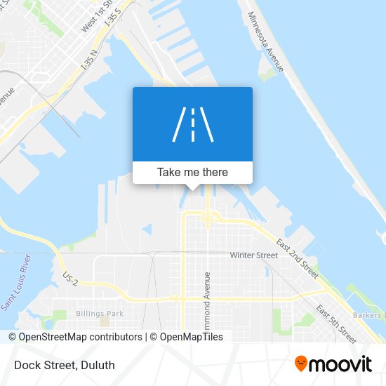 Mapa de Dock Street