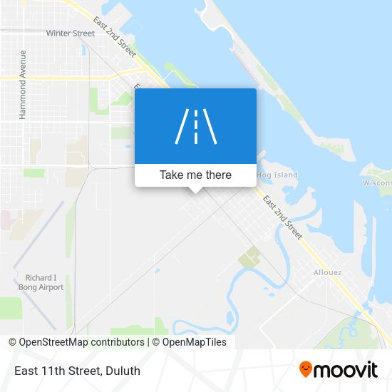 Mapa de East 11th Street