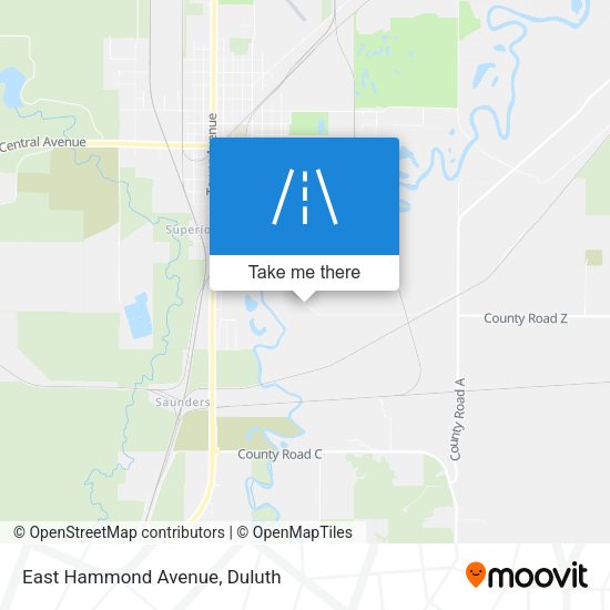 Mapa de East Hammond Avenue