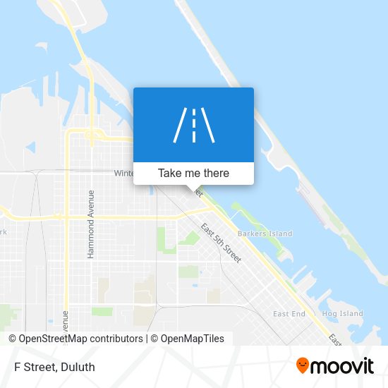 Mapa de F Street