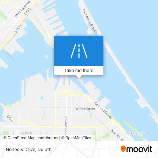 Genesis Drive map