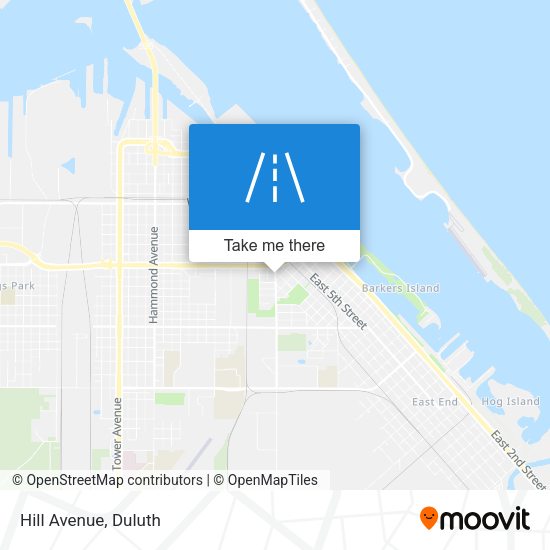 Mapa de Hill Avenue