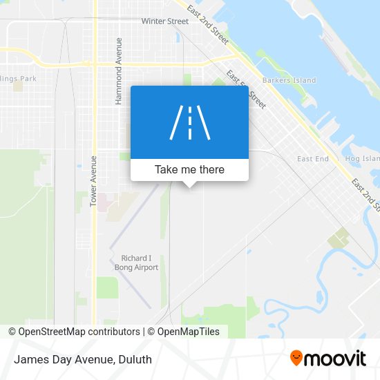 Mapa de James Day Avenue