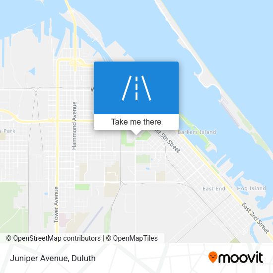 Mapa de Juniper Avenue