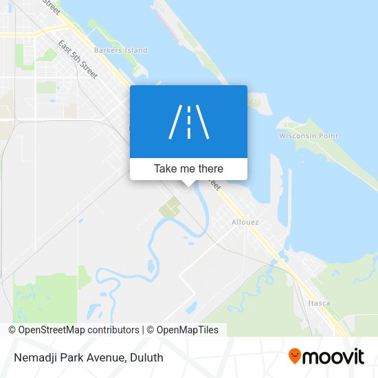 Mapa de Nemadji Park Avenue