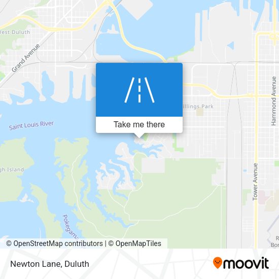 Mapa de Newton Lane