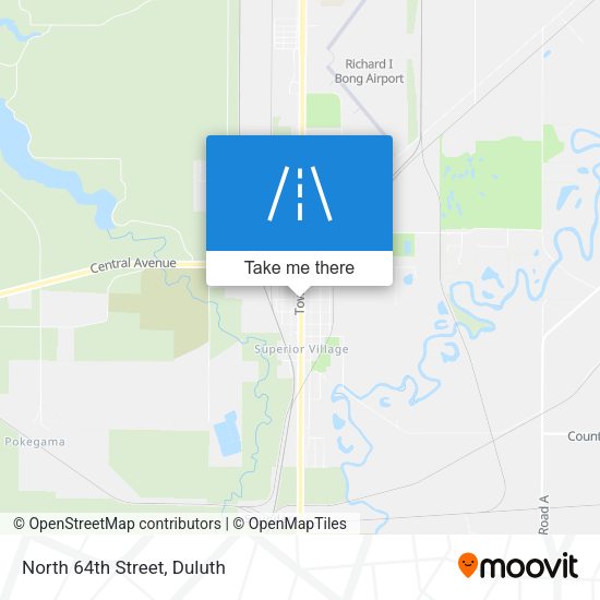 Mapa de North 64th Street