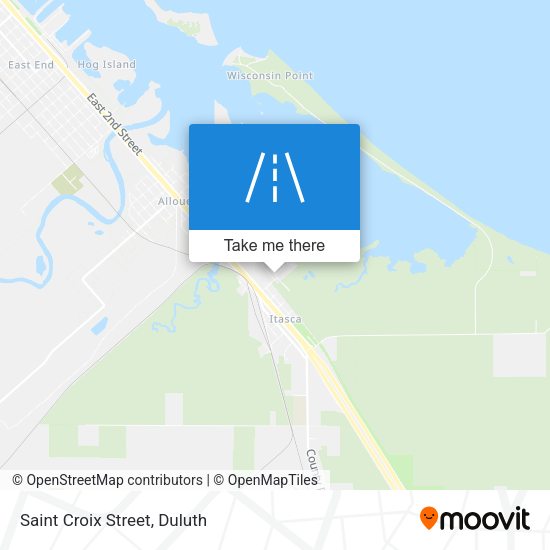 Mapa de Saint Croix Street
