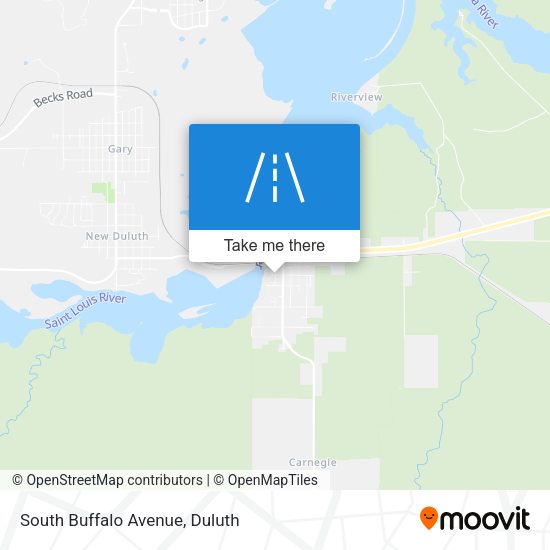 Mapa de South Buffalo Avenue