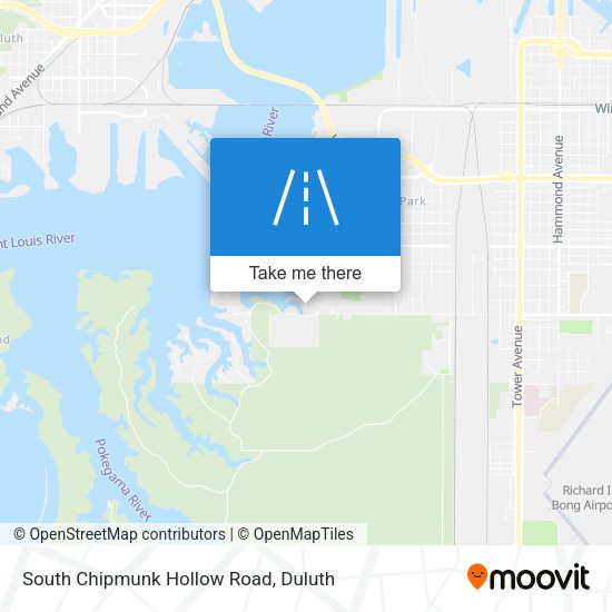 Mapa de South Chipmunk Hollow Road