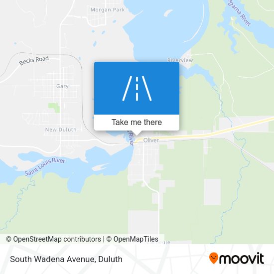 Mapa de South Wadena Avenue