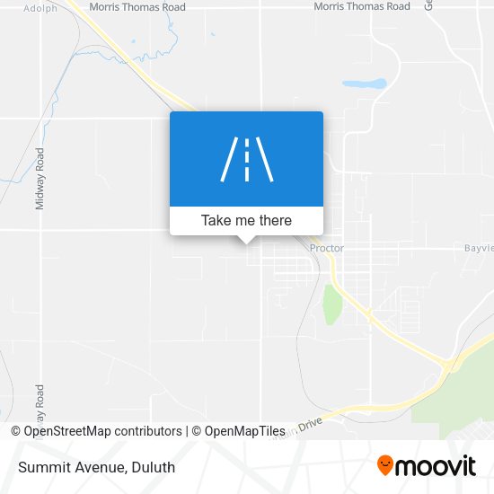 Mapa de Summit Avenue