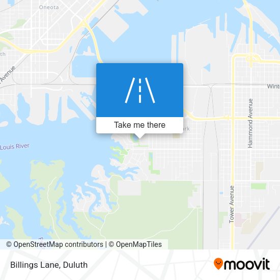 Mapa de Billings Lane