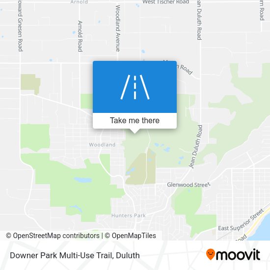 Mapa de Downer Park Multi-Use Trail