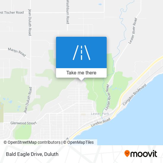 Bald Eagle Drive map