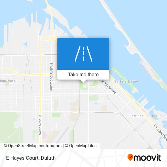 Mapa de E Hayes Court