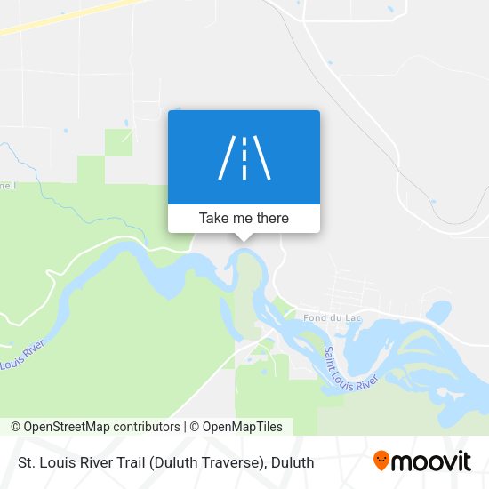 Mapa de St. Louis River Trail (Duluth Traverse)