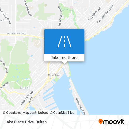 Lake Place Drive map