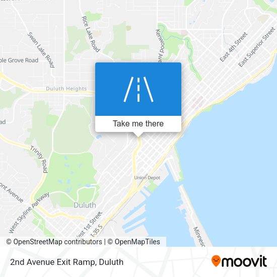 Mapa de 2nd Avenue Exit Ramp