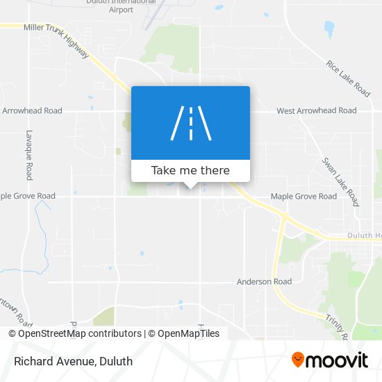 Richard Avenue map