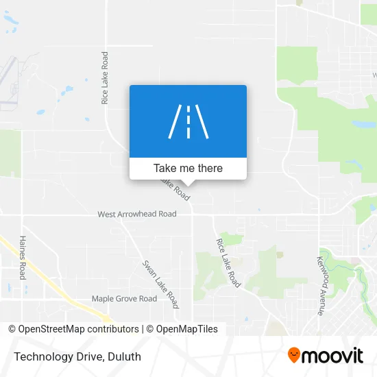 Mapa de Technology Drive