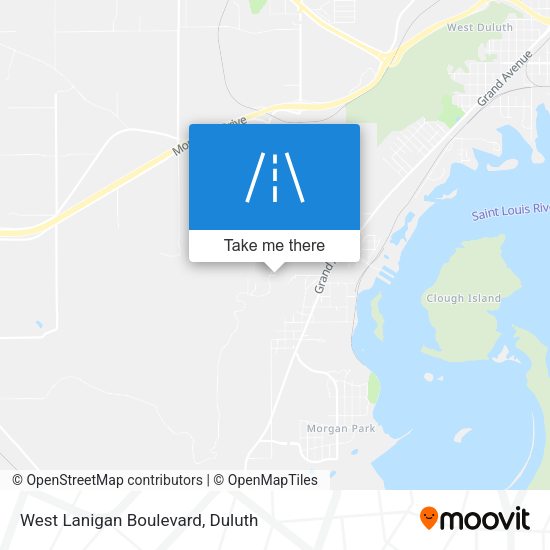 Mapa de West Lanigan Boulevard