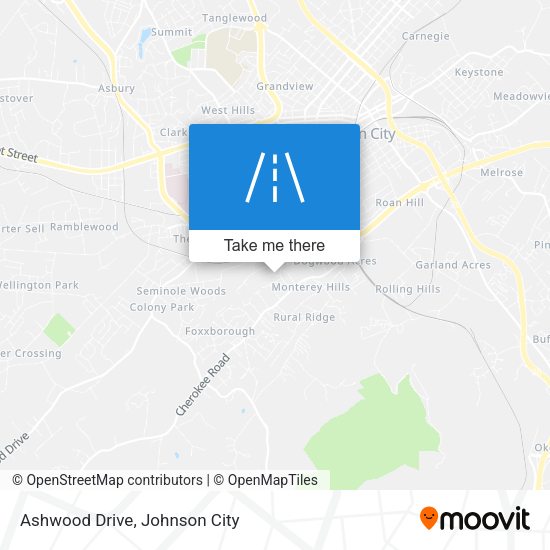 Mapa de Ashwood Drive