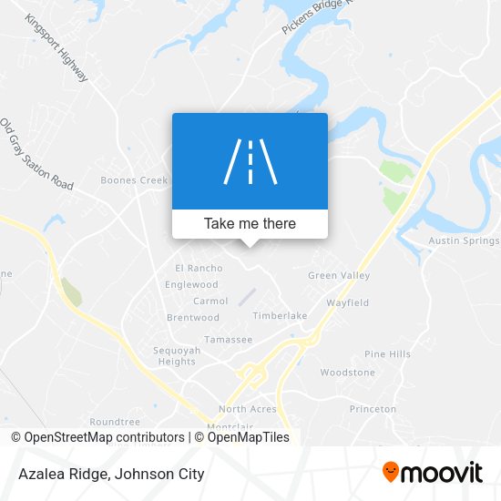 Mapa de Azalea Ridge