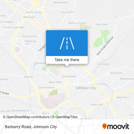 Barberry Road map