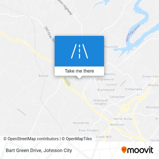Bart Green Drive map