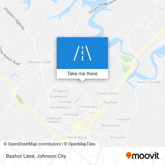 Mapa de Bashor Lane